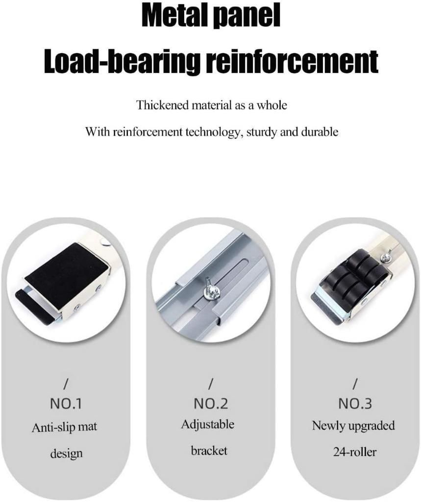 Nerrdy SMART Multi-Functional Adjustable Trolley Fixed Mount (Pair of 1)