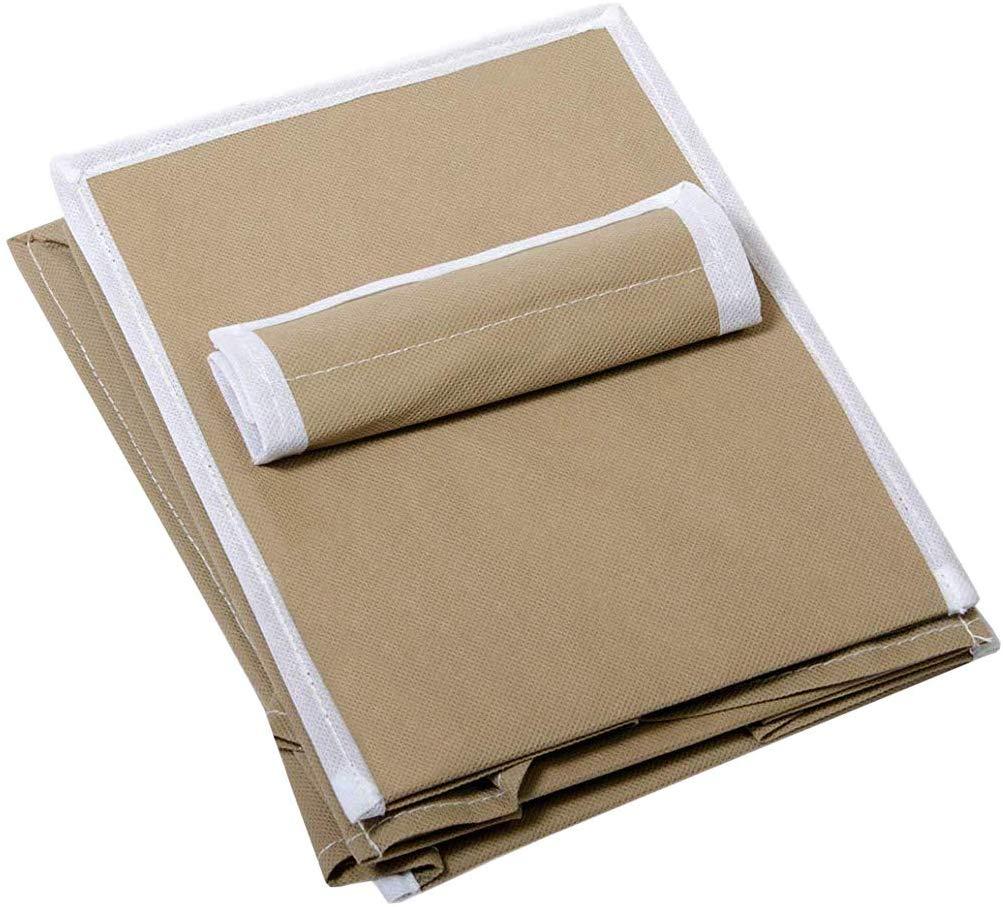 Nerrdy Cloth Organizer - Hanging 4 Shelves Wardrobe Organizer