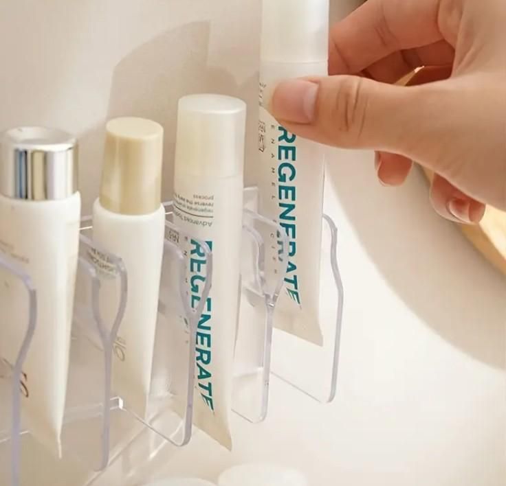 Wall Mounted Facial Cleanser Storage Rack