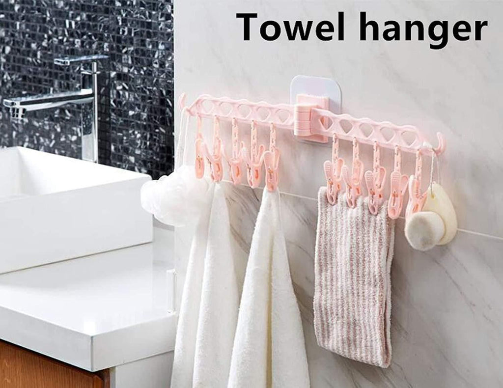 Nerrdy SMART Multifunction Clothing Hanger with Clip Stand