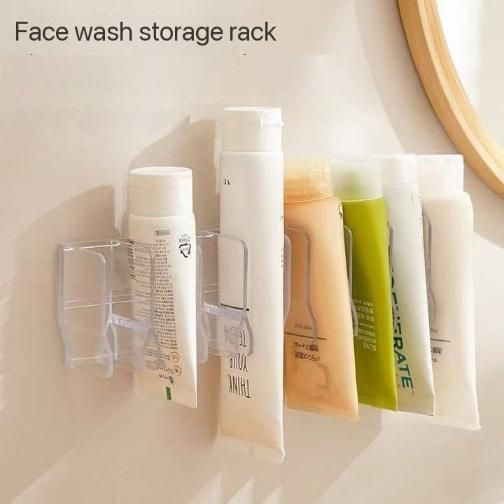 Wall Mounted Facial Cleanser Storage Rack