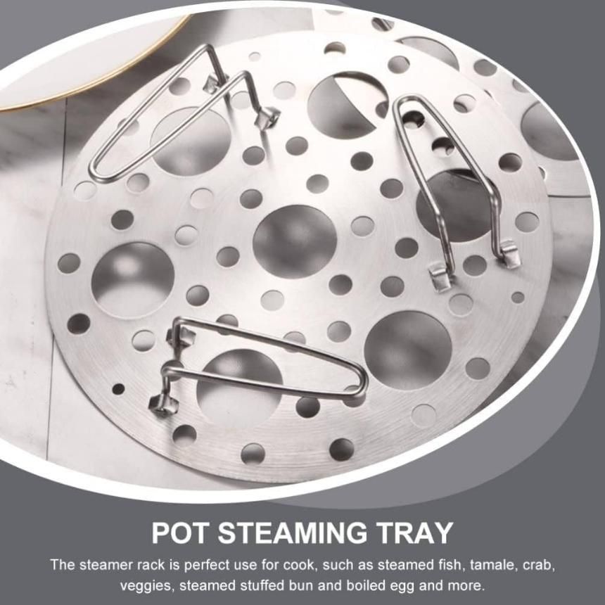 Nerrdy Stainless Steel Egg-Multipurpose Steaming Rack