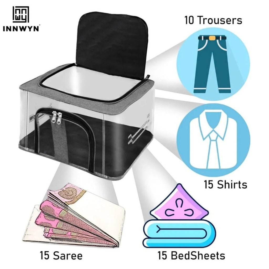 Nerrdy Transparent Cloth Organizer Storage Bag